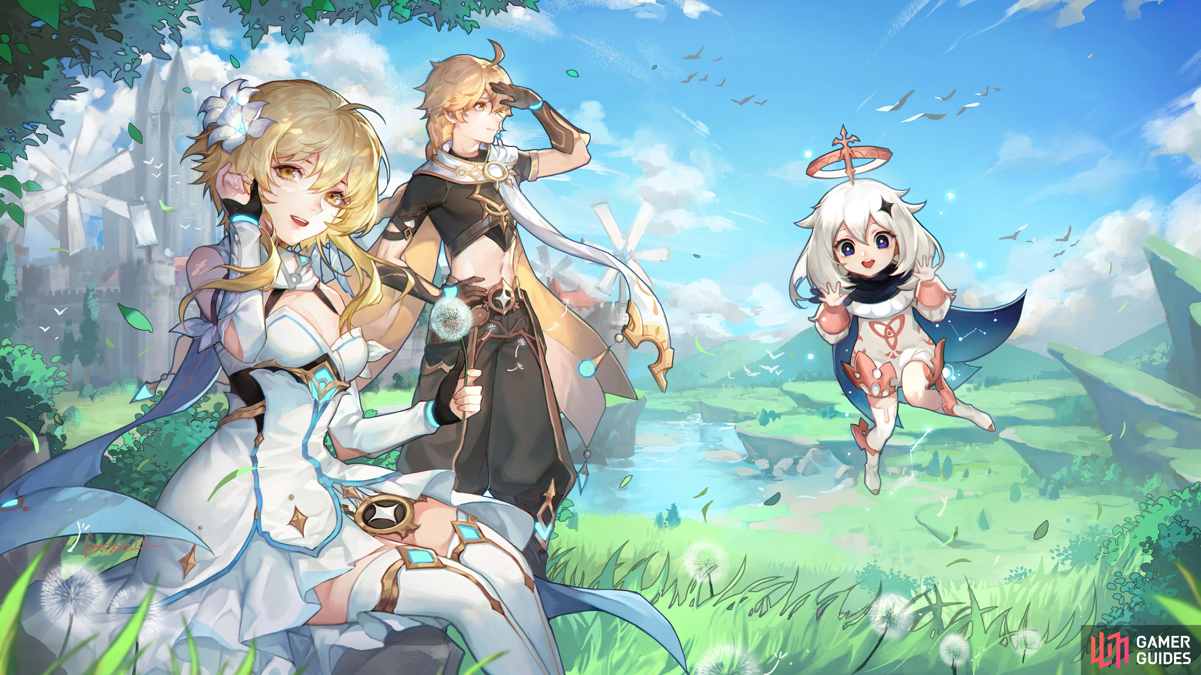 3840x2160 Traveler (Anemo). Genshin Impact. Gamer Guides®