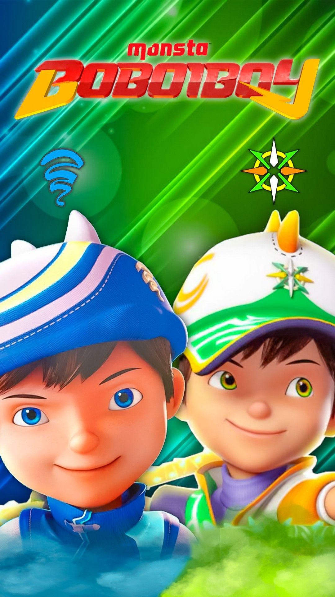 1080x1920 Boboiboy Daun Wallpaper