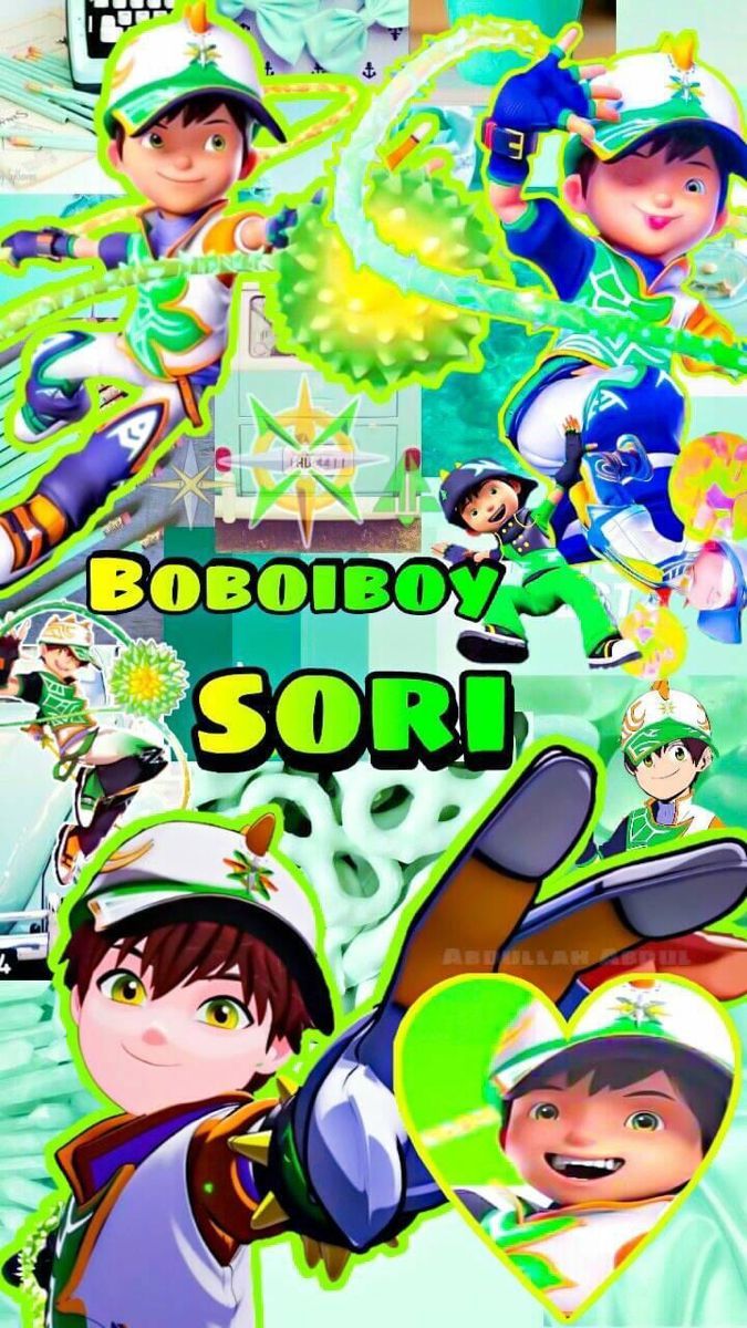 675x1200 BoBoiBoy Sori Wallpaper