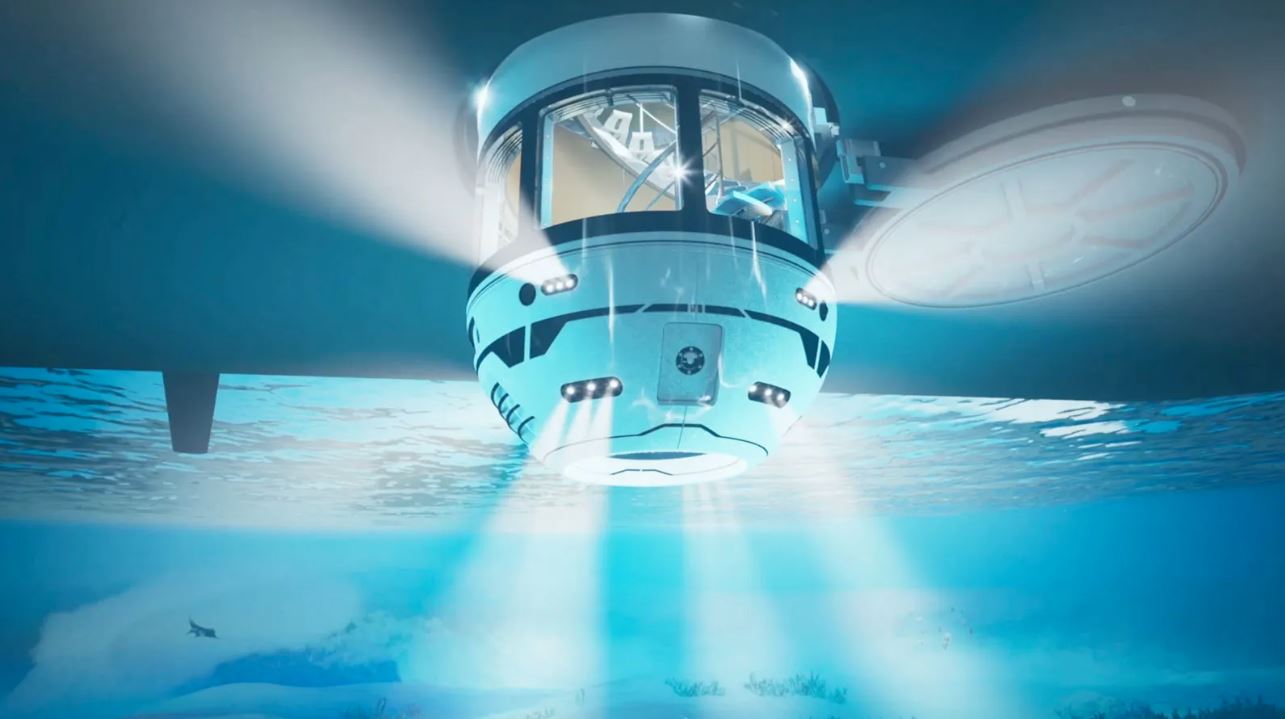 1285x719 The Hydrosphere Proposes a Novel, Luxurious Way to Explore the Underwater World