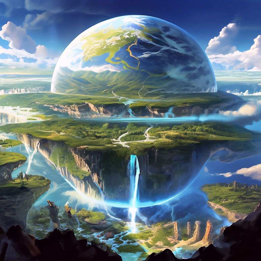 1024x1024 Hydrosphere Wallpaper