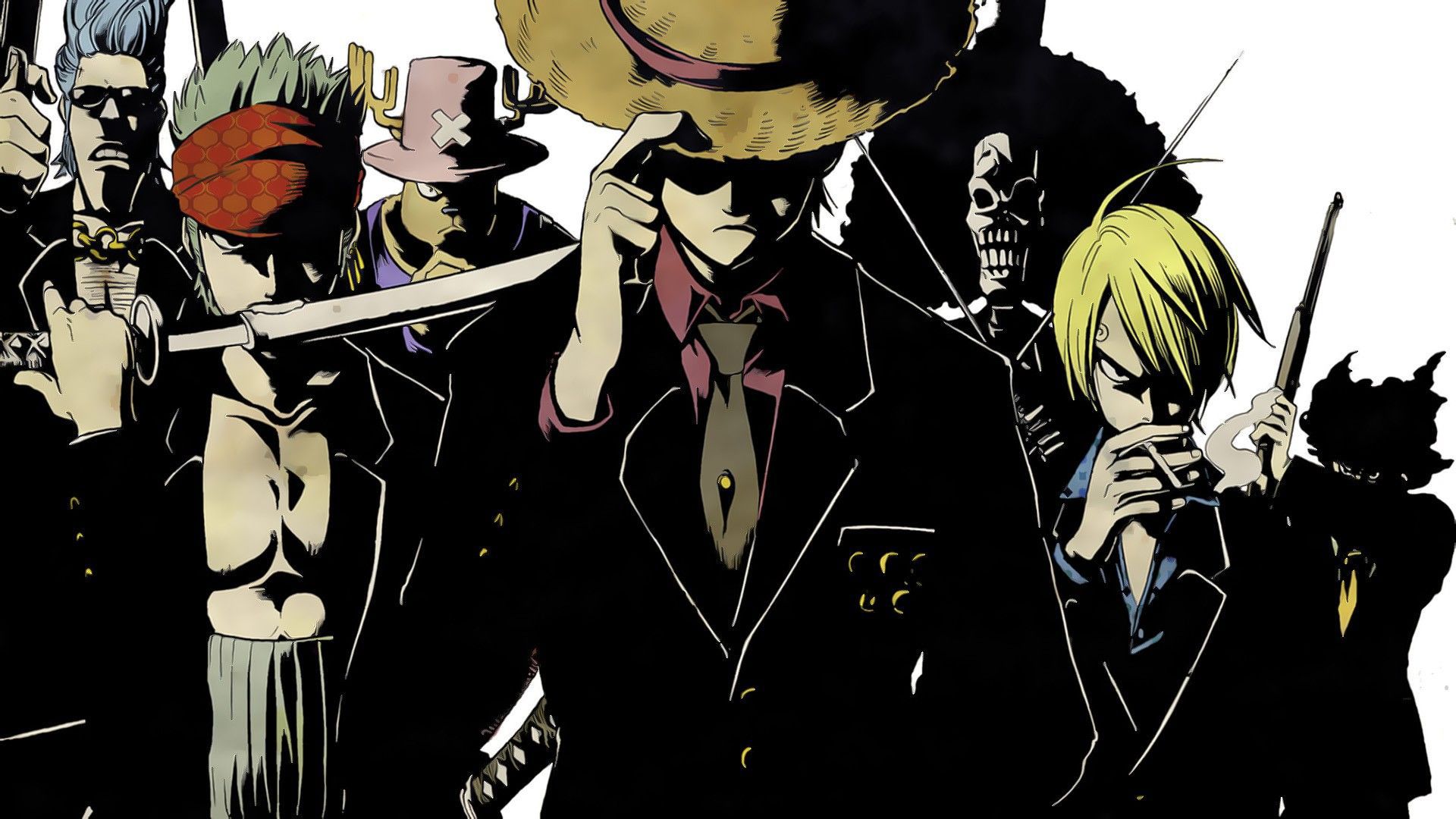 1920x1080 Roronoa Zoro Nami Trafalgar D. Water Law Portgas D. Ace Usopp Monkey D. Luffy Kaido HD One Piece Wallpaper