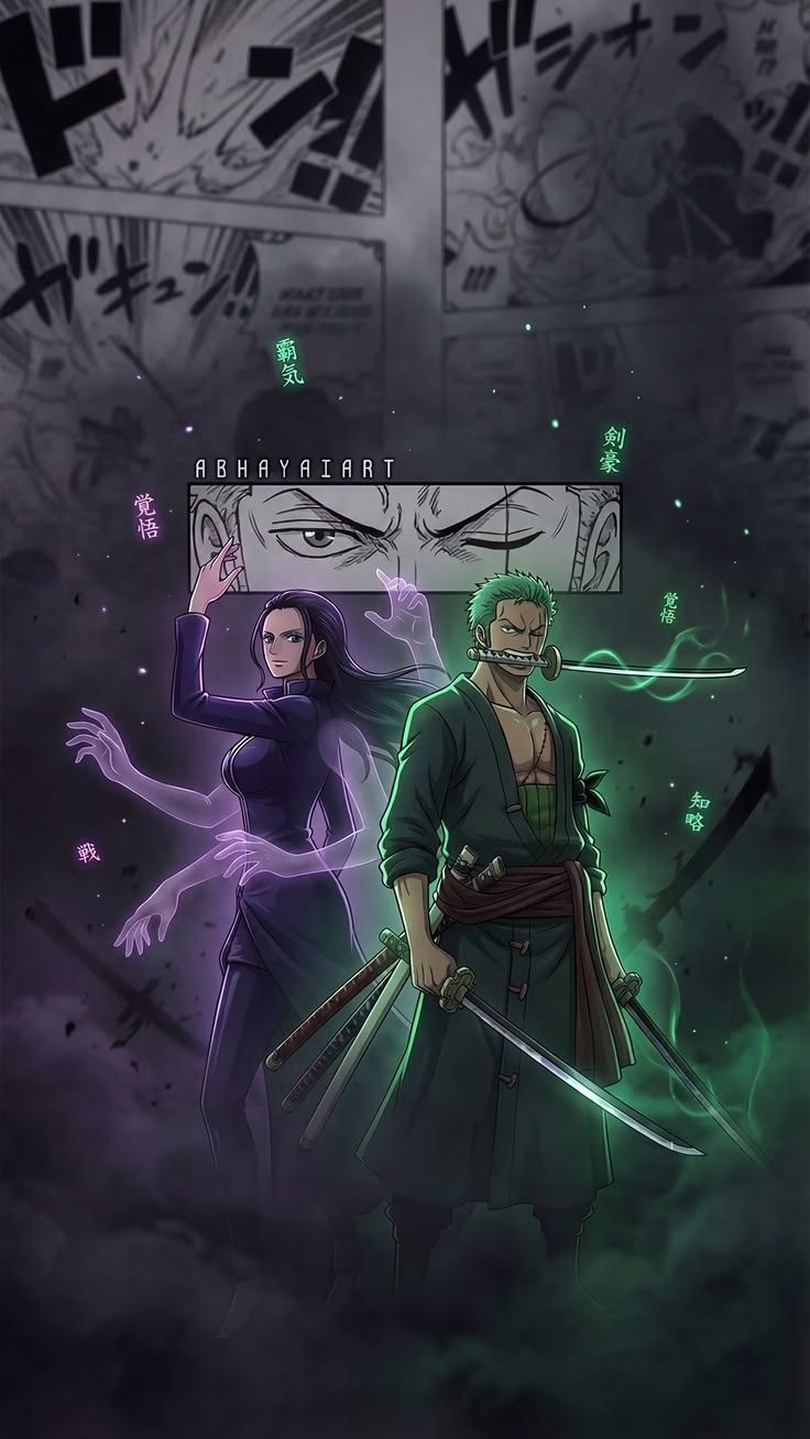 736x1308 One peace zoro and law. One piece live wallpaper, One piece wallpaper iphone zoro, Zoro