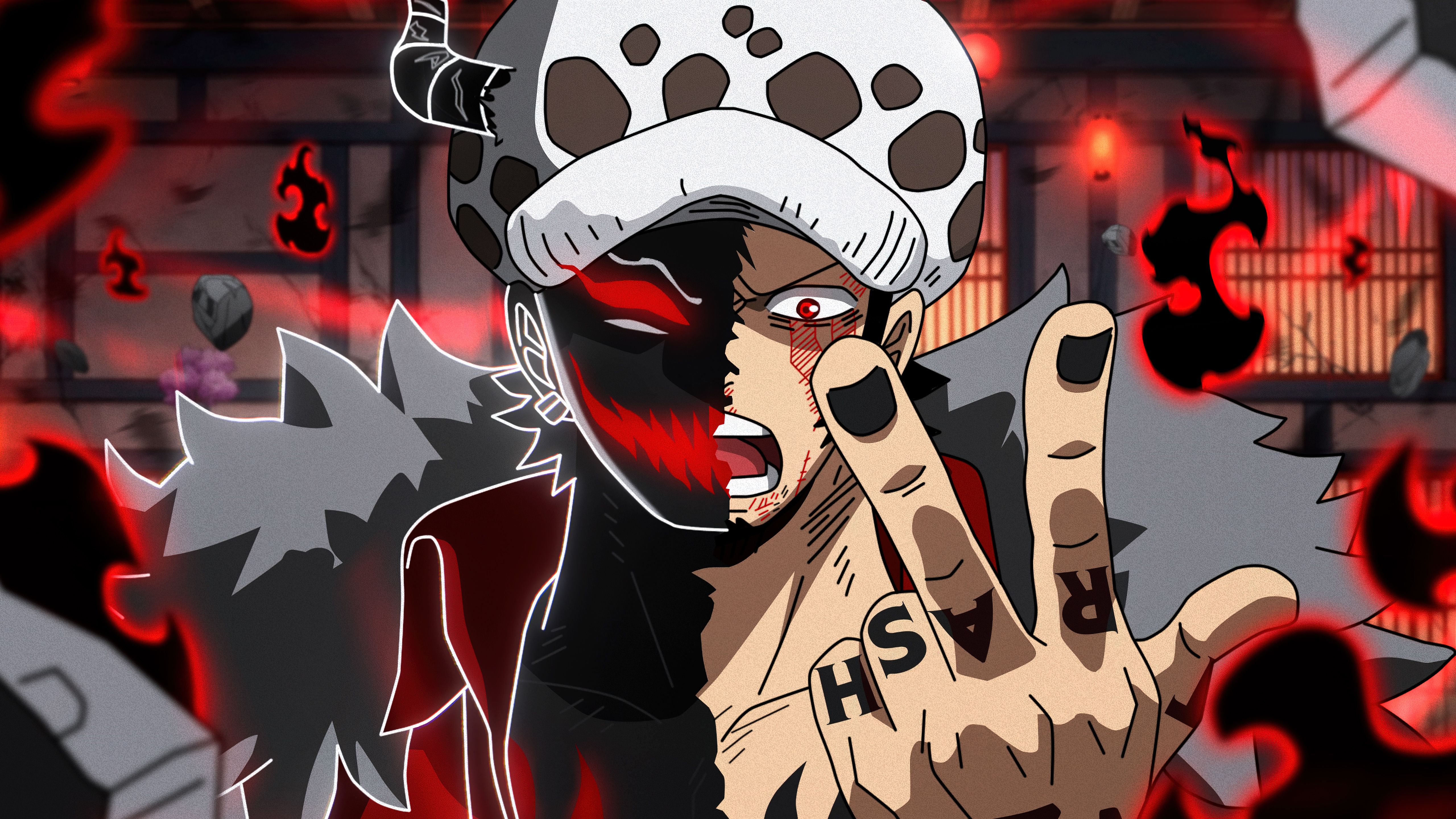 5120x2880 Trafalgar Law Wallpaper 4K, Fan Art, One Piece, 5K