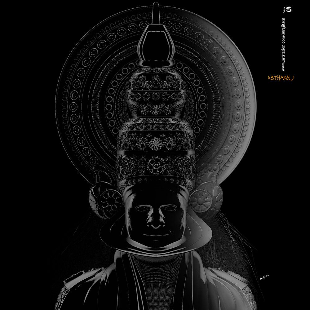 1000x1000 Surajit Sen The Art Of Indian Dance CG Character By Surajit Sen