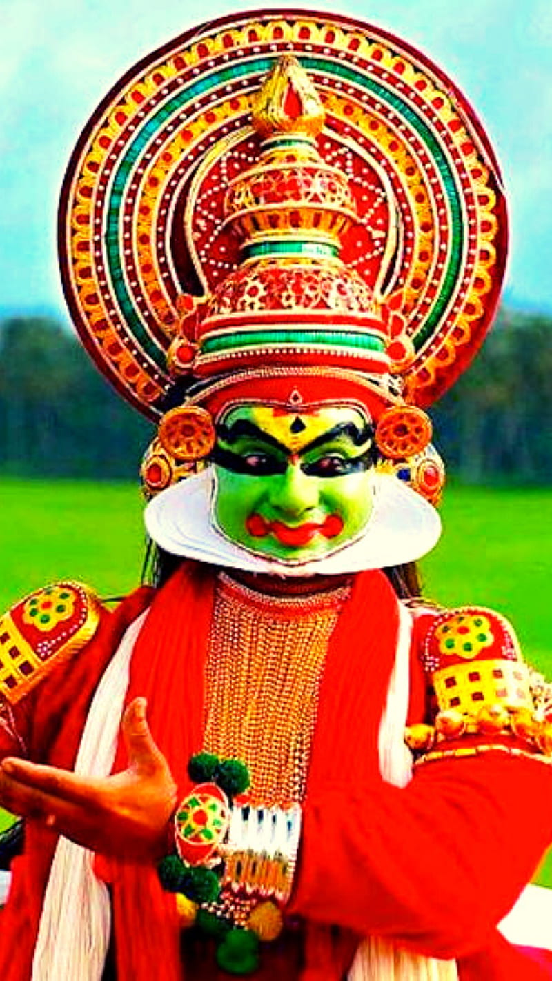800x1422 Onam festival, kerala, kathakali, dance, HD phone wallpaper