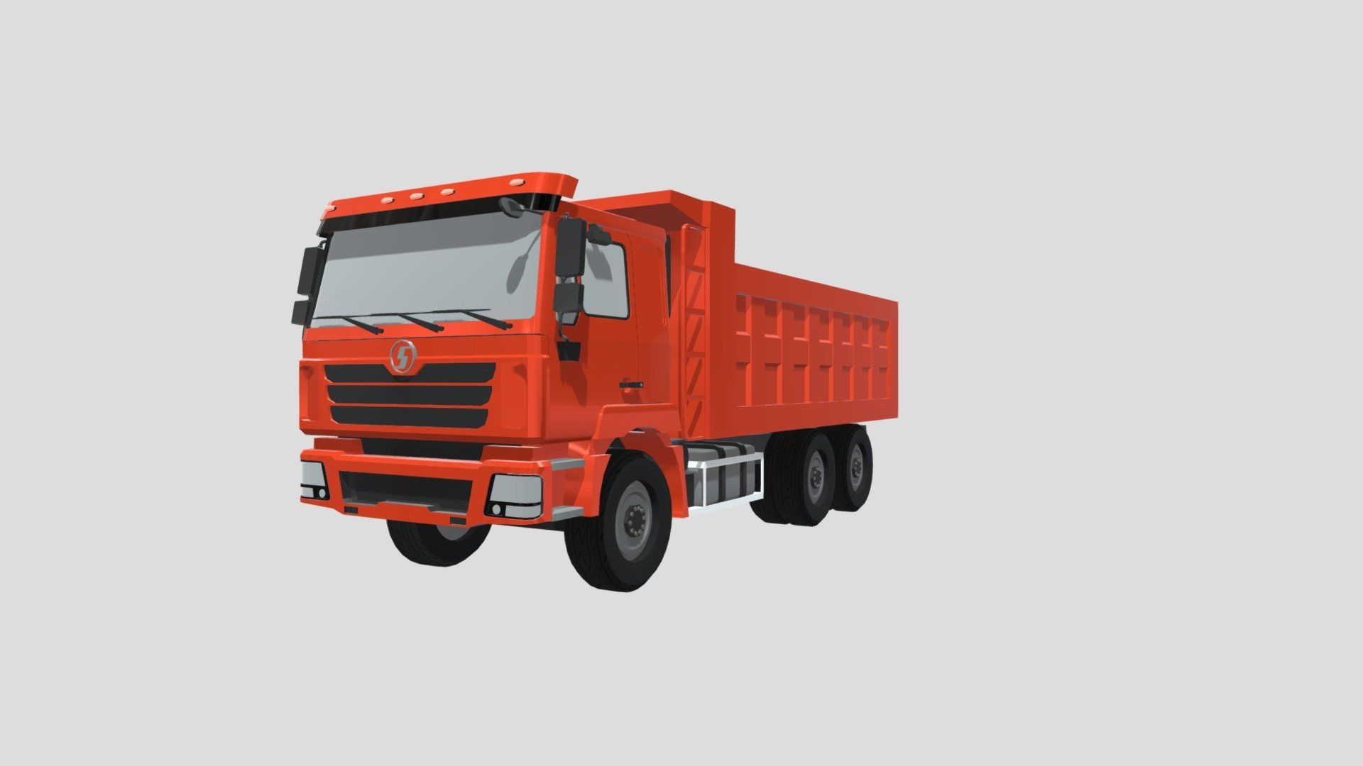 1920x1080 Shacman F3000 Dump Truck Free 3D model by benjamintang2012 [010b051]