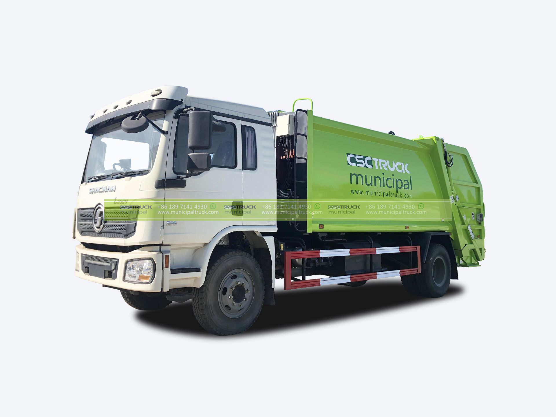 1920x1440 SHACMAN 14CBM Waste Compactor Truck Municipal Truck