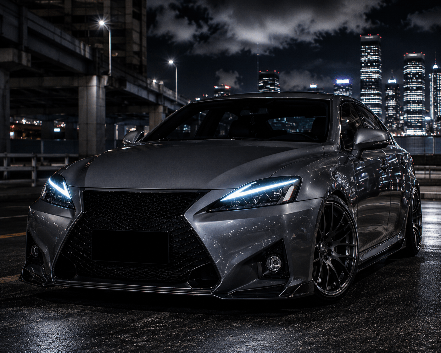 1402x1122 HC Motion RGB LED Headlight For Lexus IS250 350 ISF 2006 2013 Start UP Animation