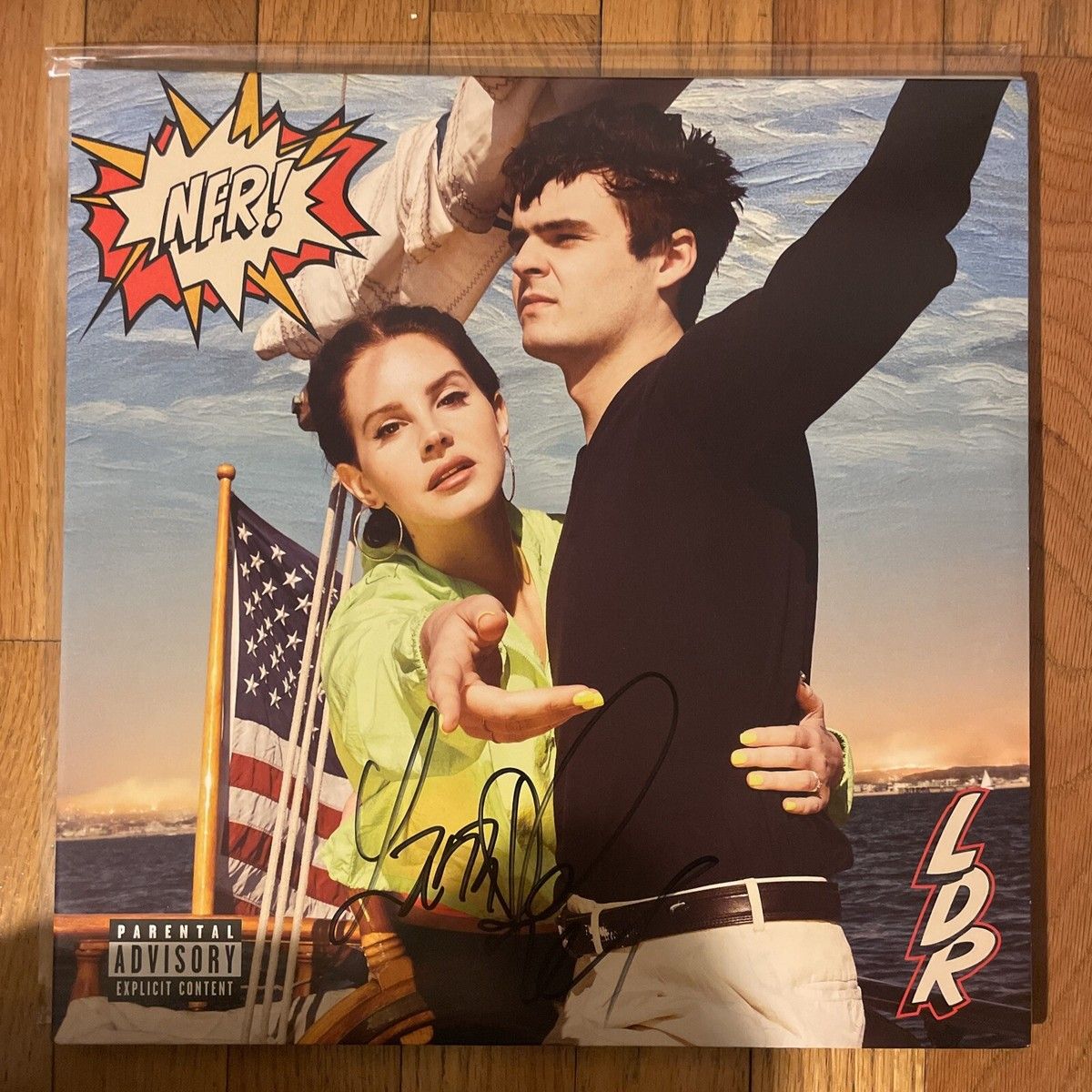 1200x1200 LANA DEL REY SIGNED NFR VINYL BECKETT COA