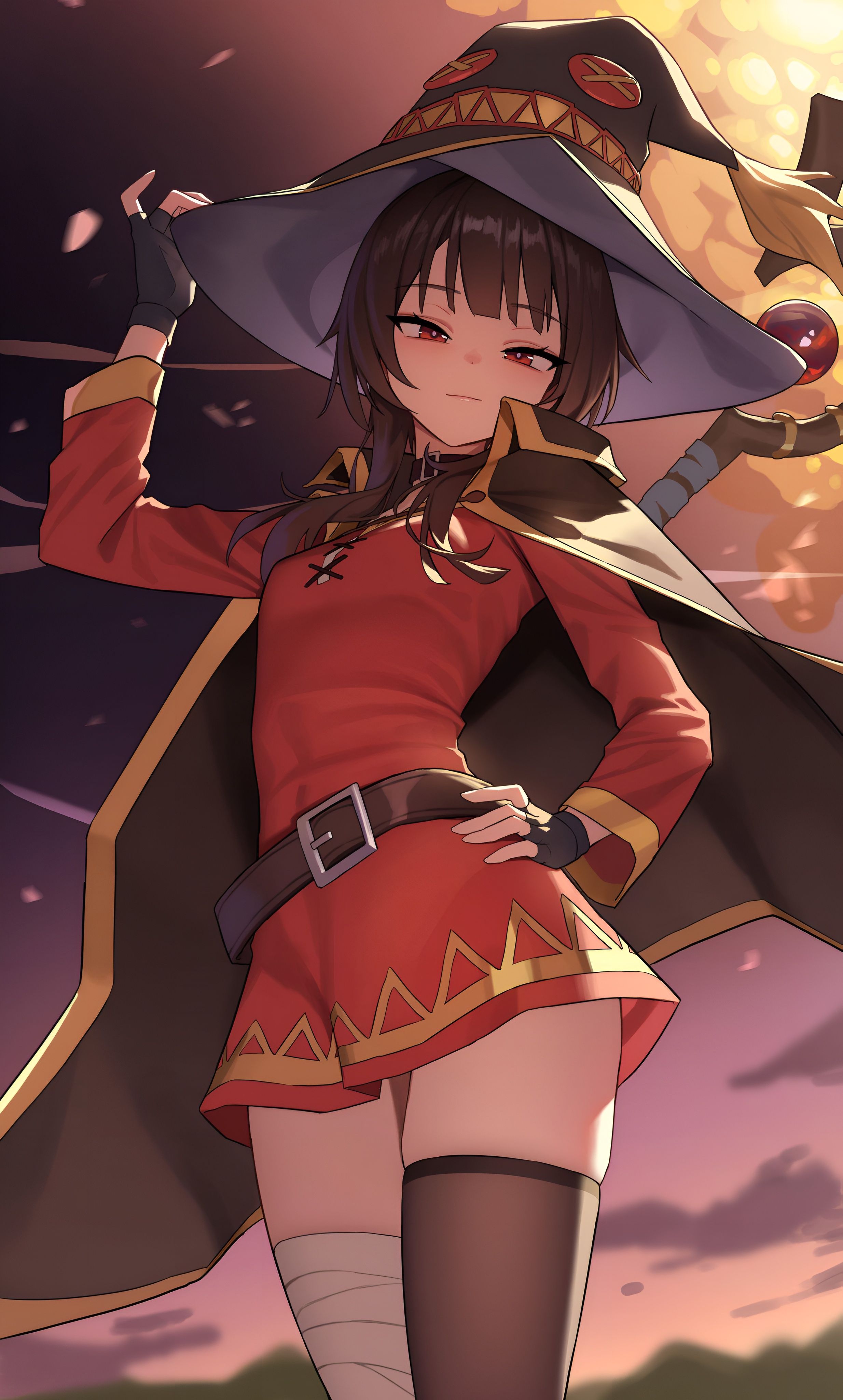 2468x4096 Megumin KonoSuba Anime Wallpaper 4K High Resolutionx4096