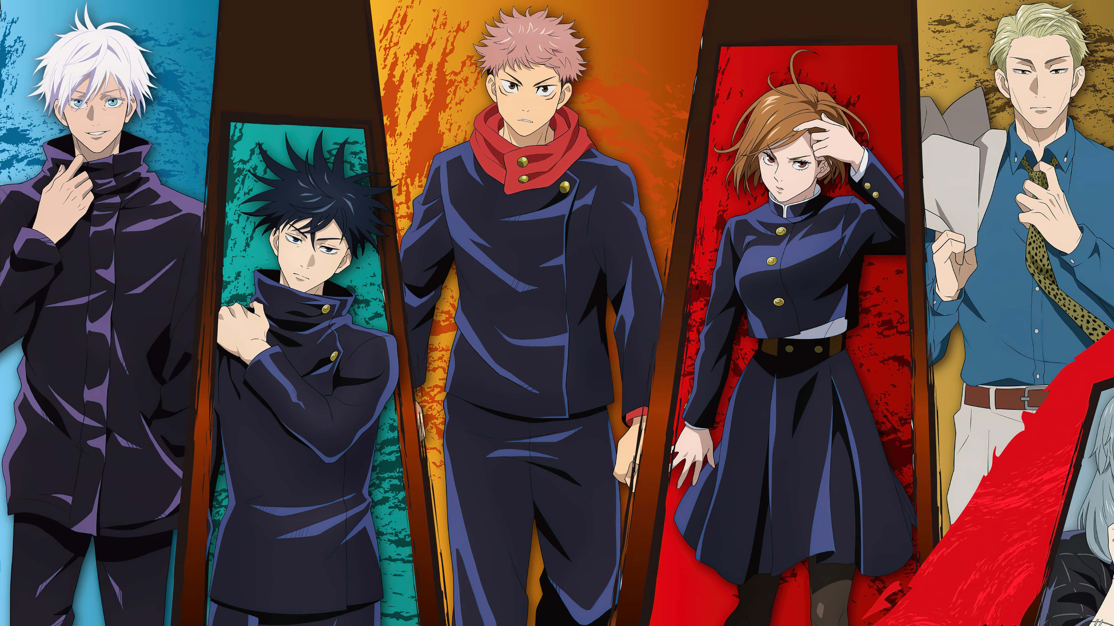 3840x2160 Download A cinematic collage of all your favorite Anime Characters Wallpaper
