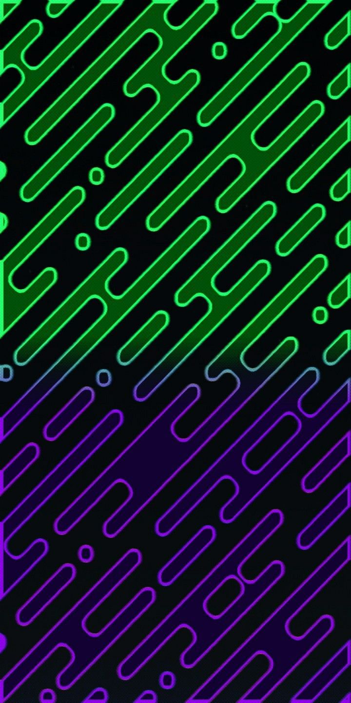 720x1440 Colorful Abstract Wallpaper for Trendy Home Decor. Neon green and purple design, Neon fractal pattern, Neon jersey design