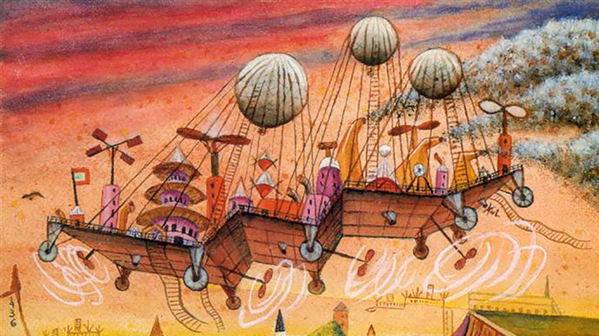1920x1080 La belleza del día: “Vuel Villa”, de Xul Solar