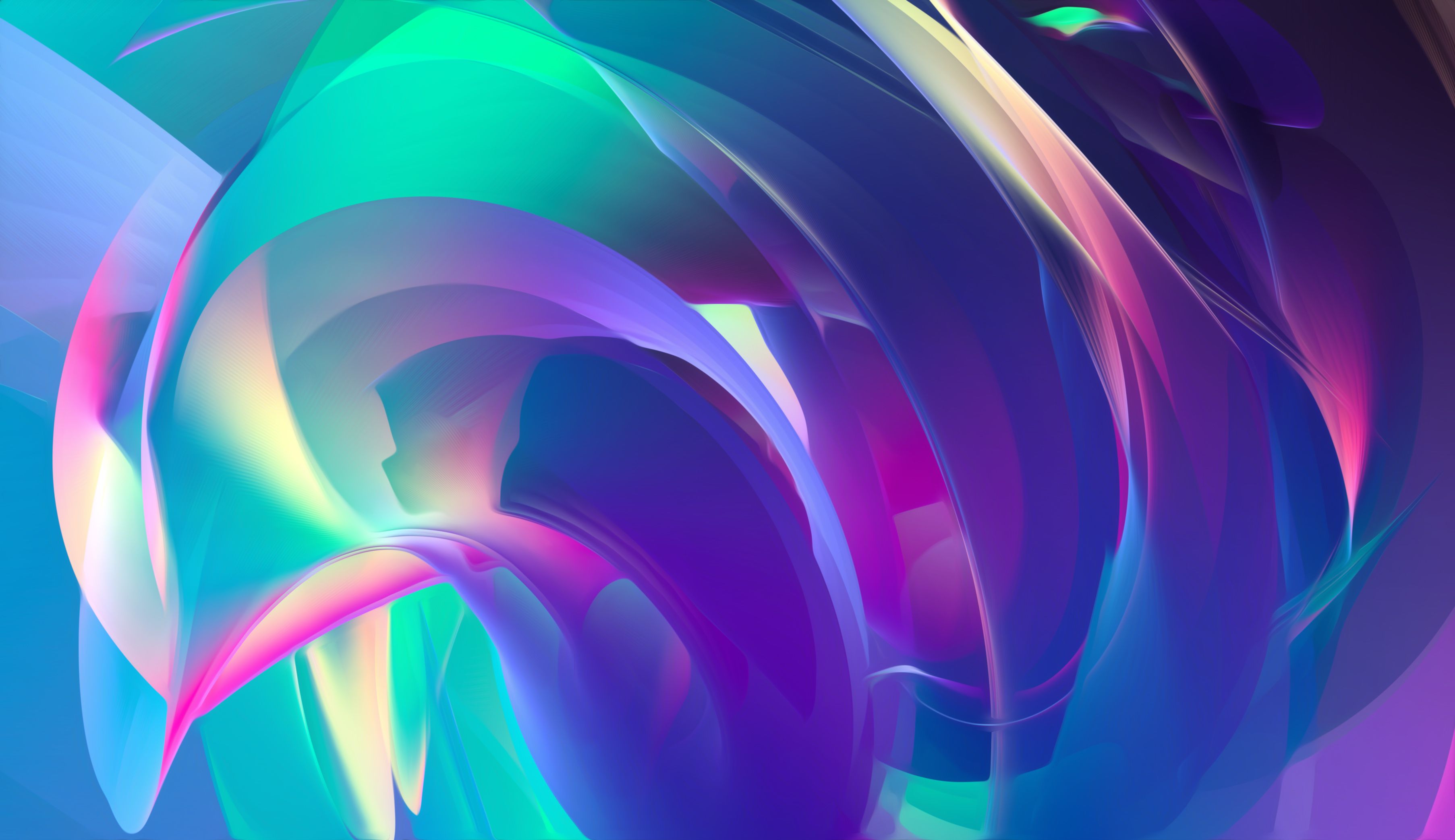 3612x2087 Abstract 3D Curve Doodle Wallpaper, HD Abstract Wallpaper, 4k Wallpaper, Image, Background, Photos and Picture