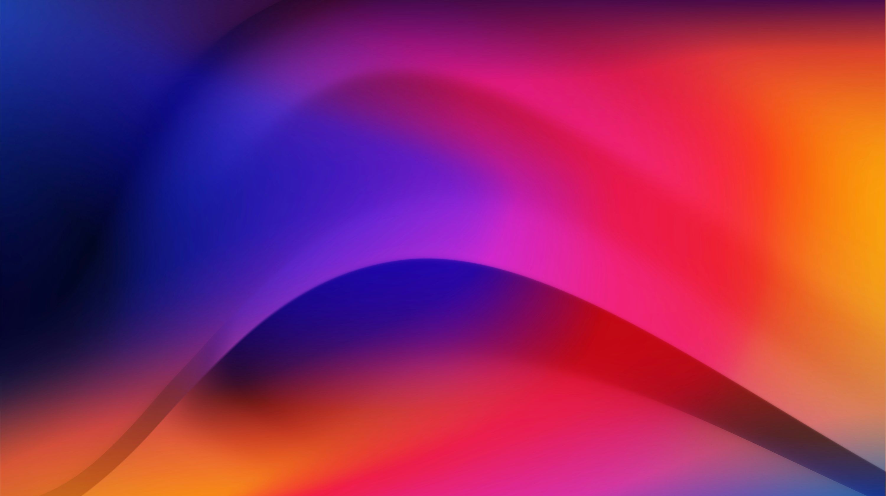 3000x1679 A colorful background with a curved curve