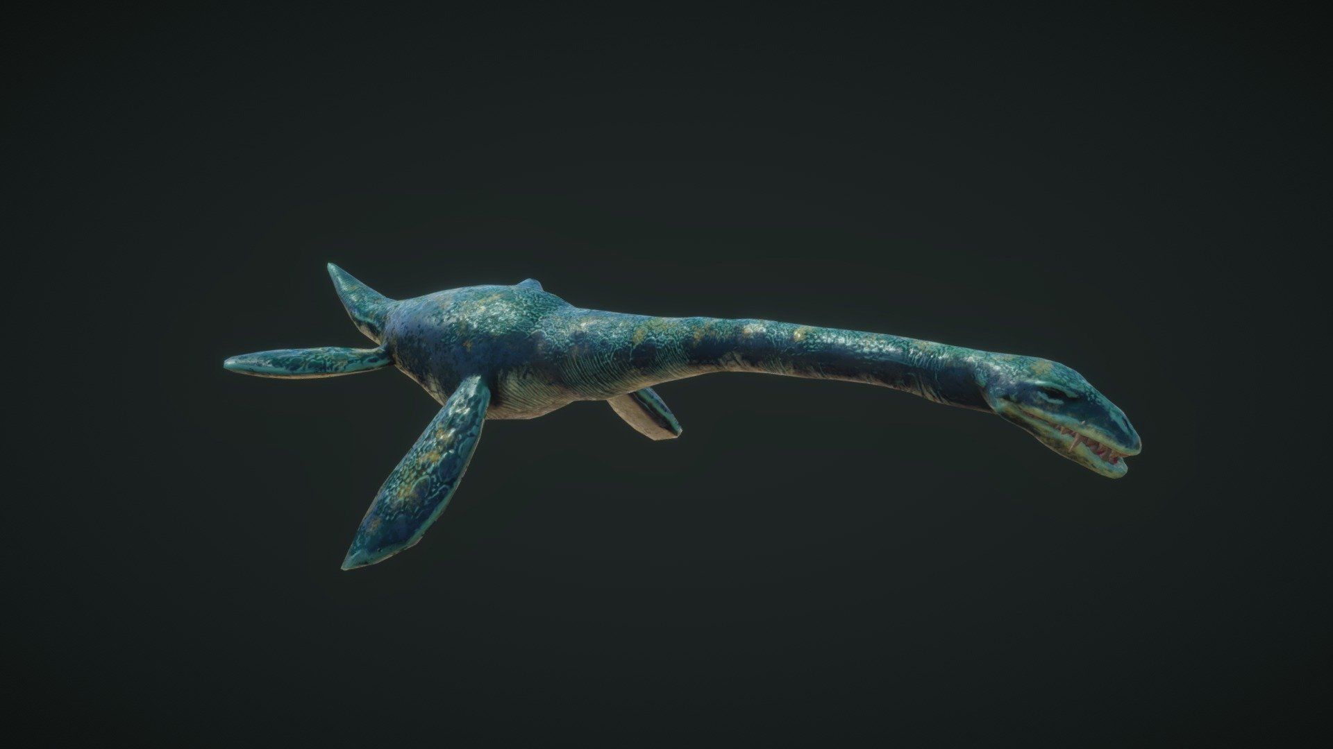 1920x1080 Plesiosaurus model by Owlman [9bac593]