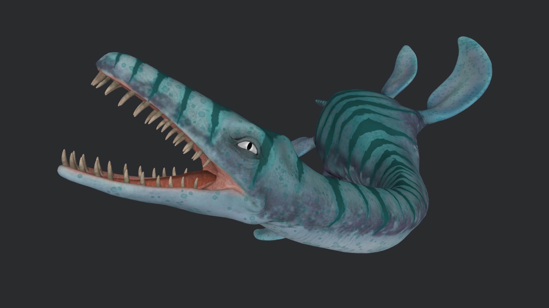 1920x1080 Plesiosaurus Dinosaur 3D Print Model