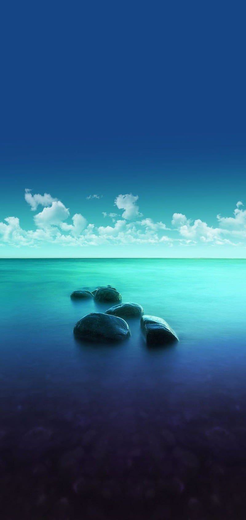 800x1688 Vivo, ocean, view, HD phone wallpaper