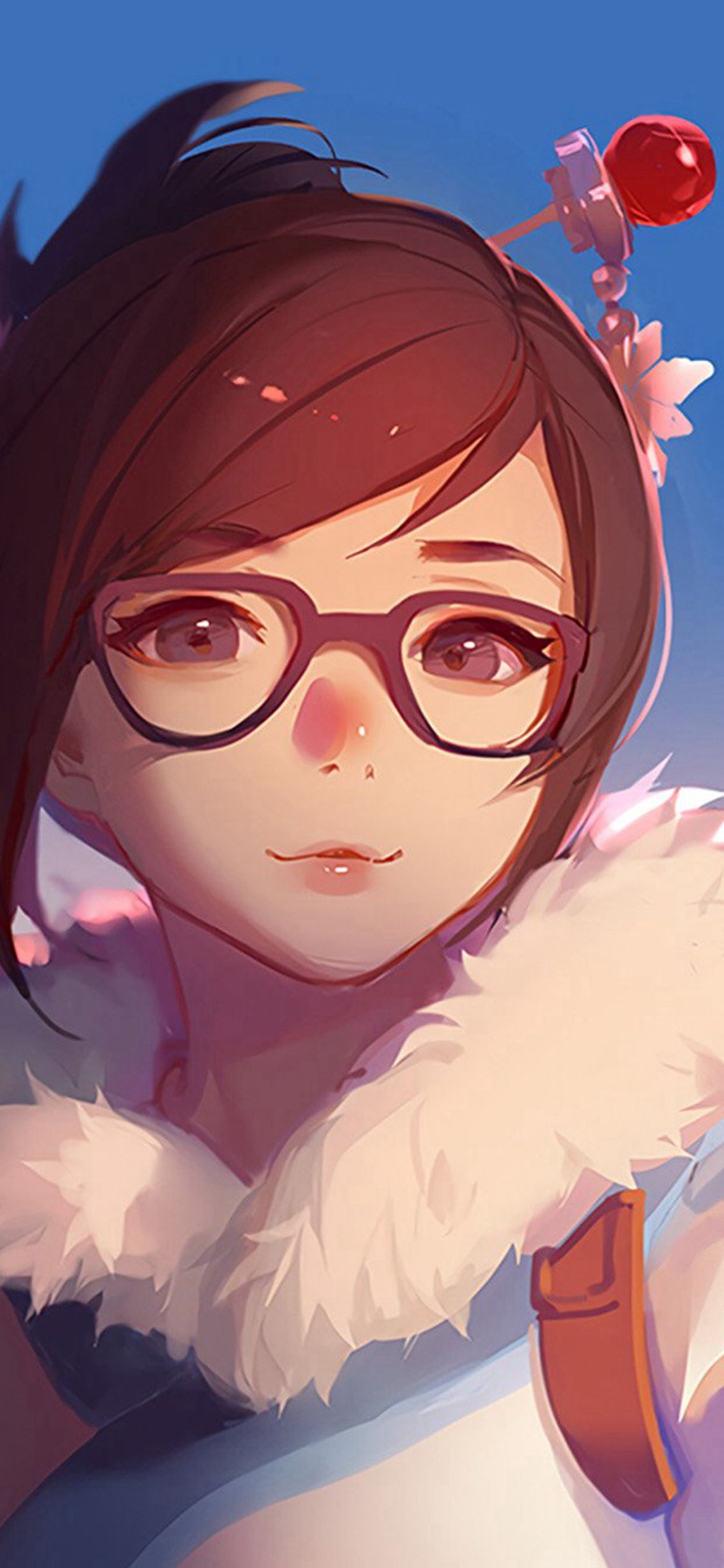 1125x2436 Mei Overwatch Game Art Illustration Cute iPhone X Wallpaper Free Download