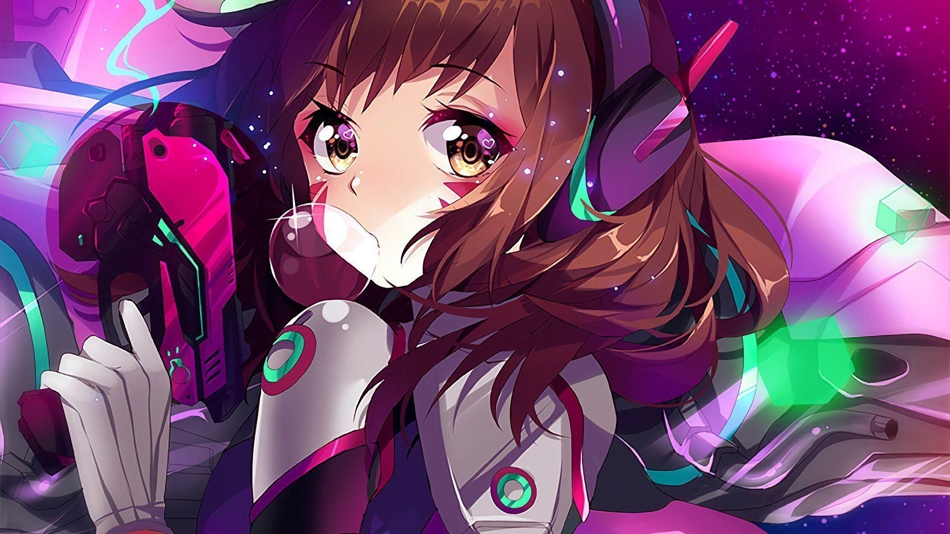 1920x1080 Aesthetic Computer Overwatch Wallpaper