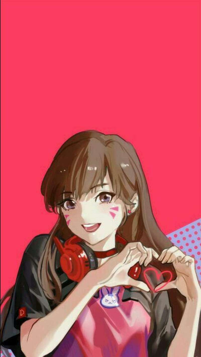 800x1421 HD cute dva overwatch wallpaper