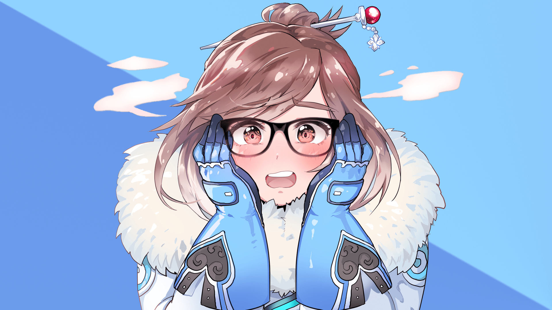 1920x1080 Mei from Overwatch. HD Video Game Wallpaper Charmx1080