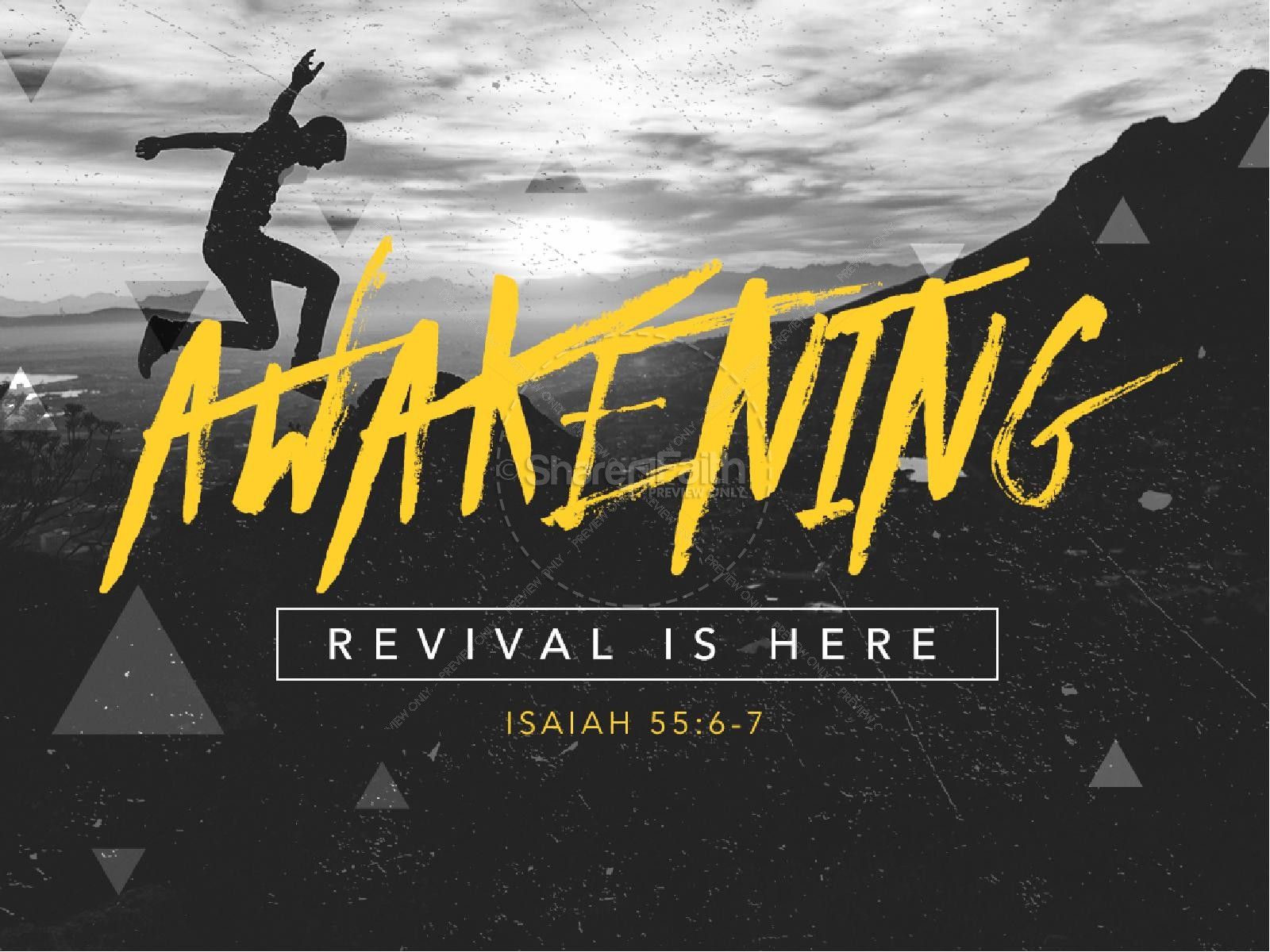 1600x1200 Awakening Revival Is Here Church PowerPoint