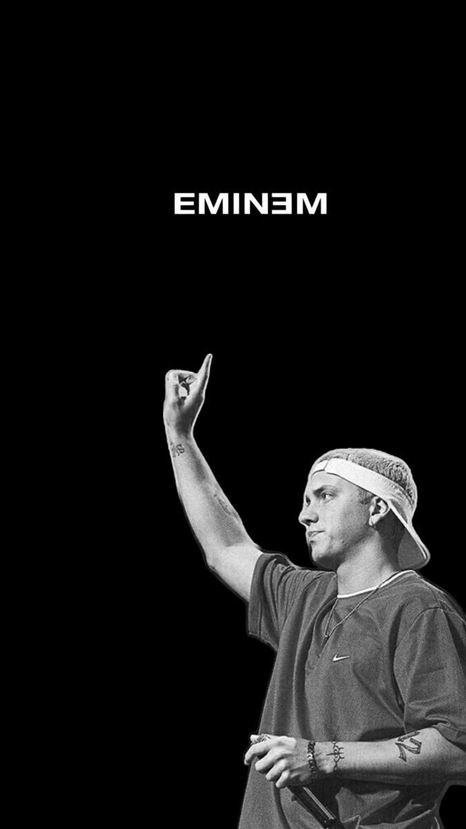 675x1200 Eminem wallpaper. Fond d'écran france, Rappeur, Noir et blanc