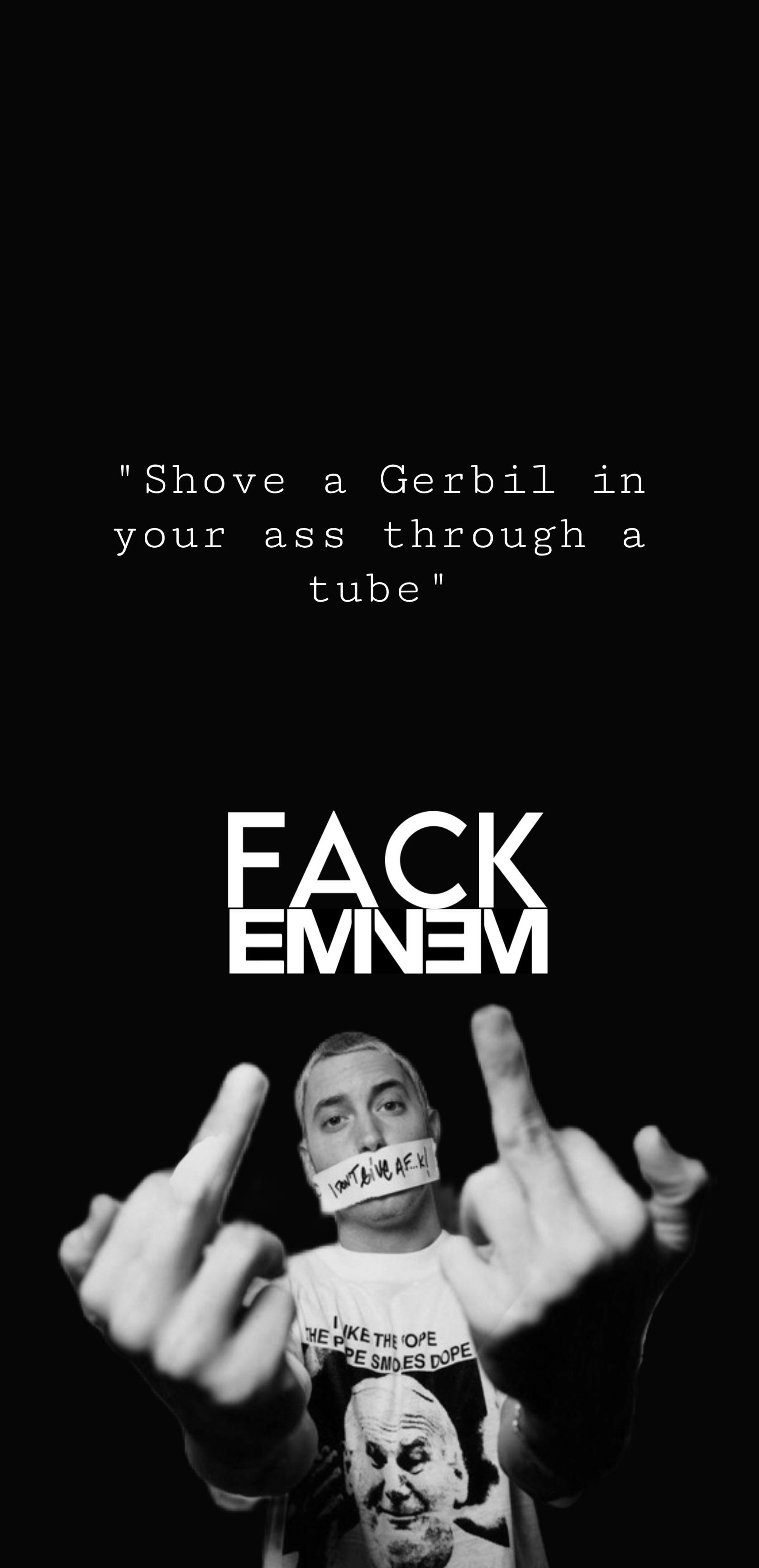 1677x3464 Drop me some dope Eminem wallpaper pplz