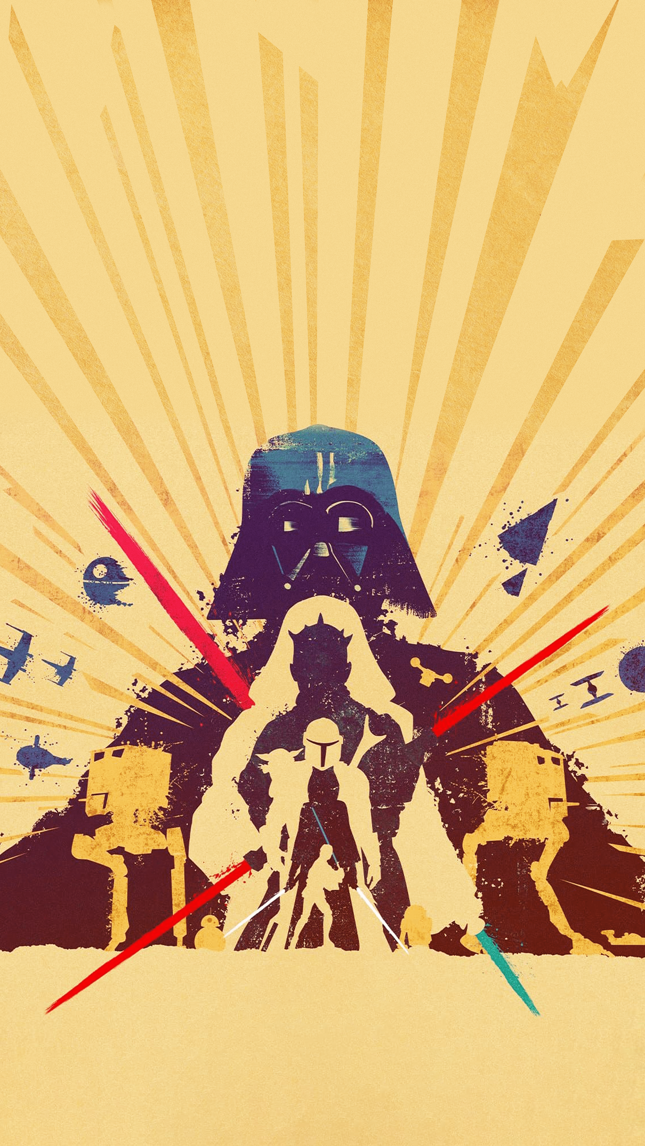 2160x3840 Converted 2022's Star Wars Celebration poster into a Mobile Wallpaper