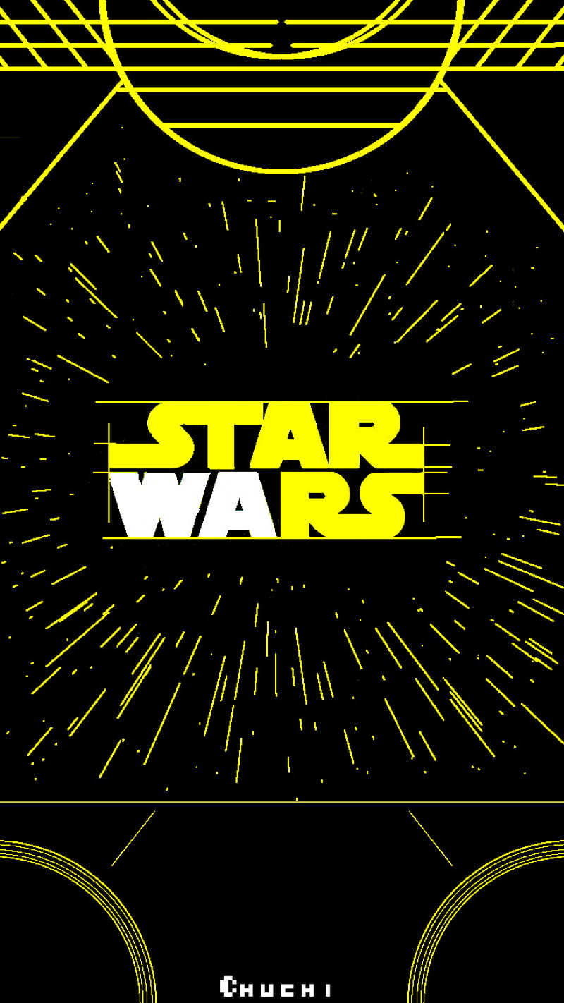 800x1422 Star wars, entretenimiento, logo, stars, yellow, HD phone wallpaper