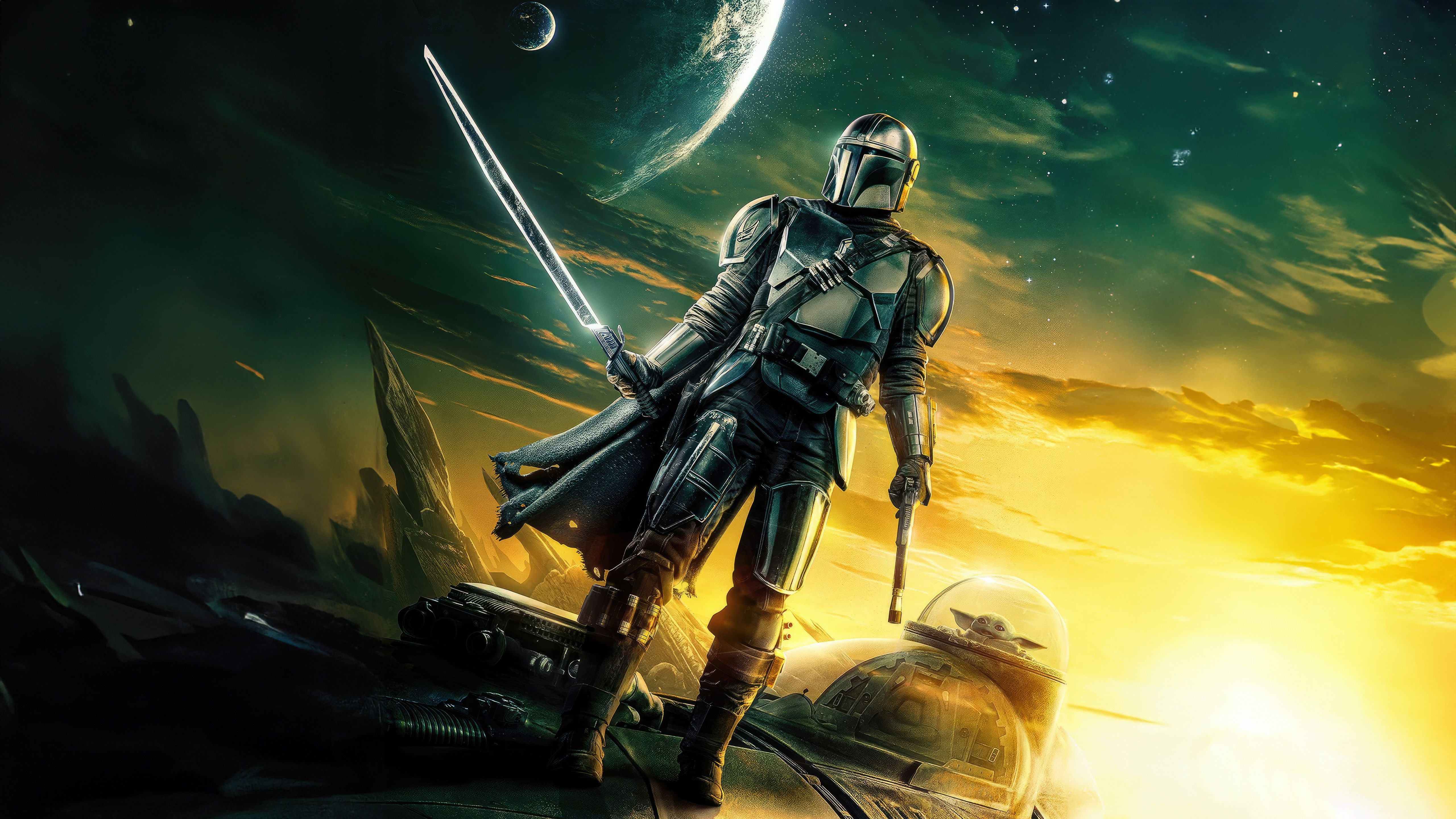 5120x2880 The Mandalorian Solitary Quest Wallpaper, HD Tv Shows Wallpaper, 4k Wallpaper, Image, Background, Photos and Picture