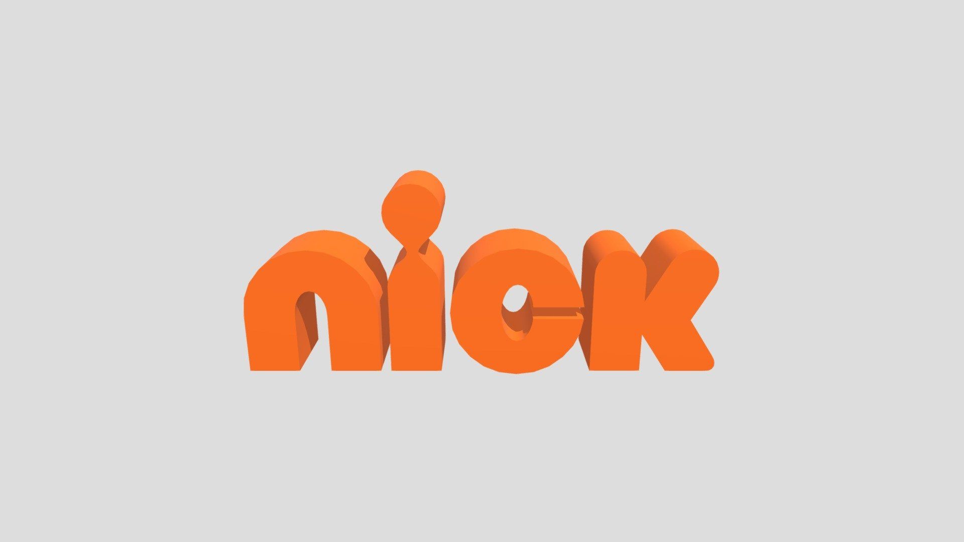 1920x1080 Nickelodeon Logo (2009 Present) [shortened] Free 3D Model By Martaveusjackson14 [8b92e06]