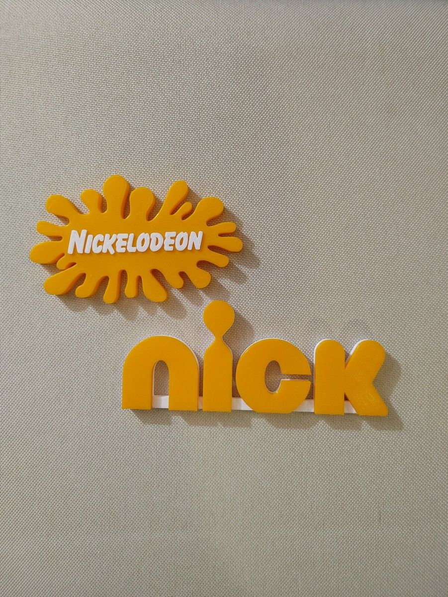 901x1200 Nickelodeon NICK TV Sign Decoration 6.25in decor, game room, stocking stuffer