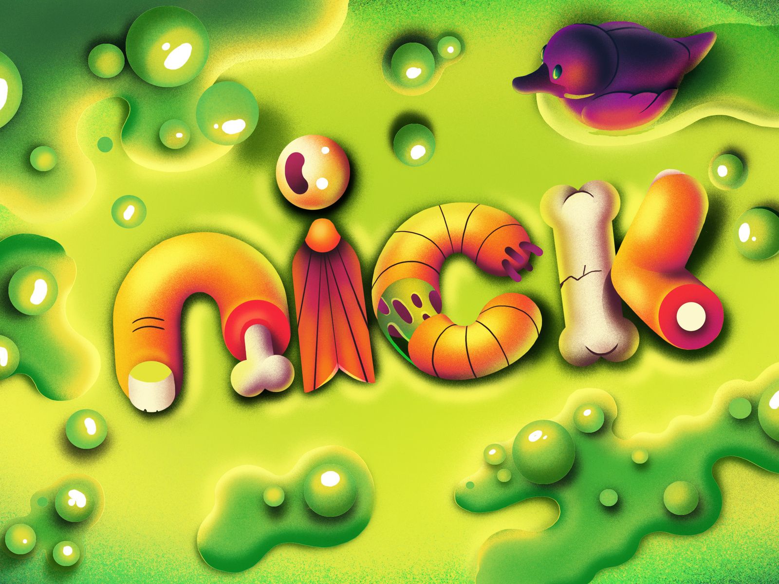 1600x1200 Nickelodeon Halloween idents by Made by Radio on Dribbble