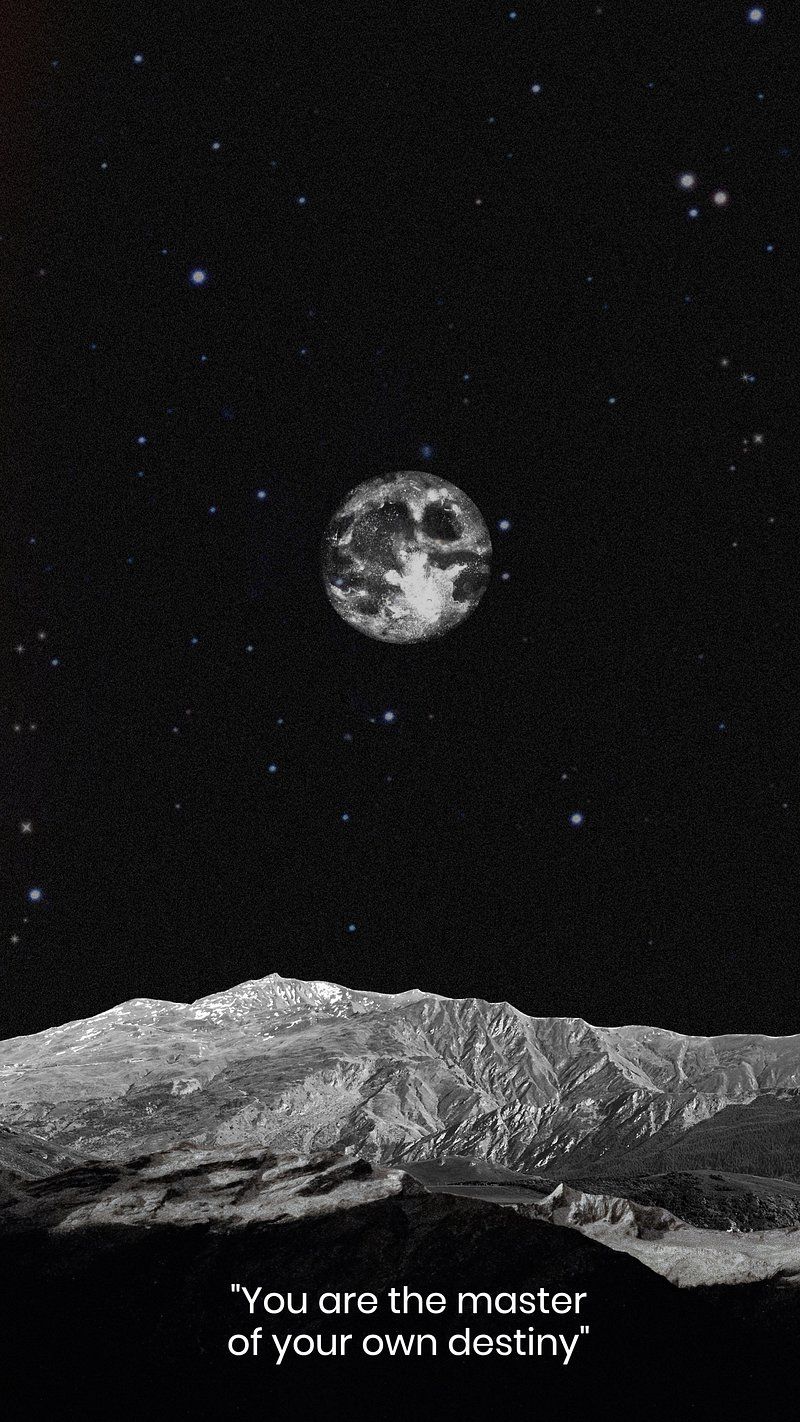 800x1422 Moon & star quote iPhone