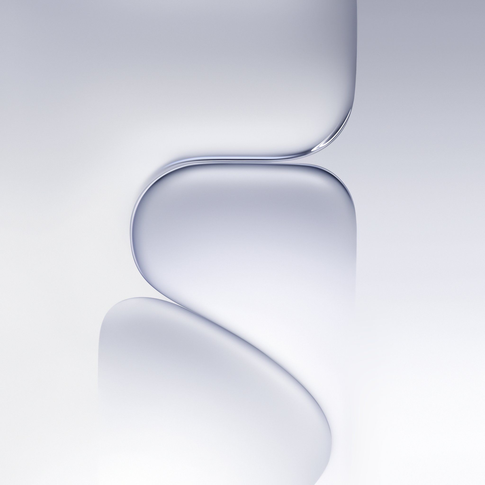 2048x2048 Honor 600 Pro minimal pastel wallpaper