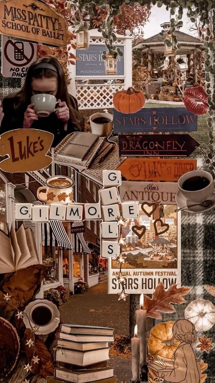 736x1308 fall season means Gilmore girls rewatch