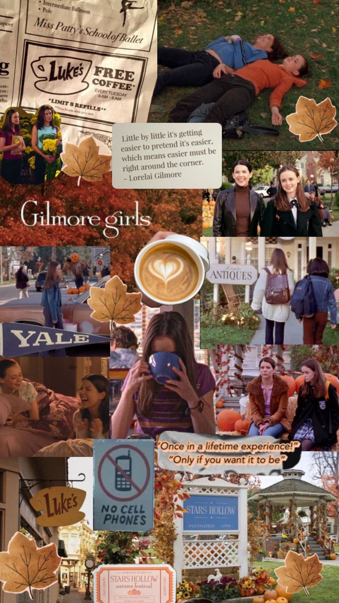 675x1200 Gilmore Girls fall wallpaper. Fall tumblr, Fall background iphone, Gilmore girls wallpaper