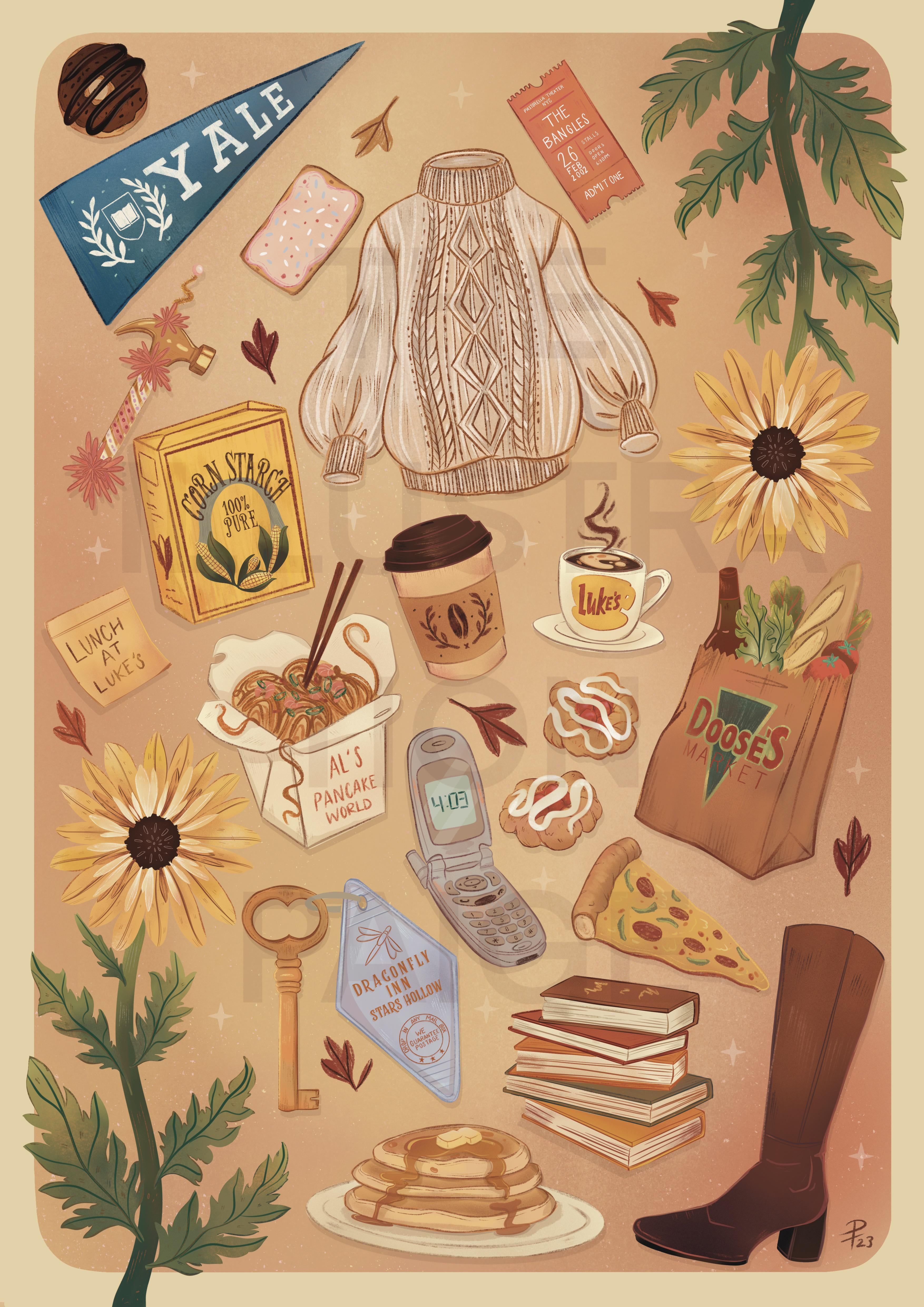 3508x4961 Gilmore Girls Collage