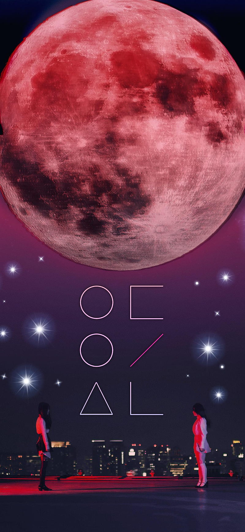800x1732 LOONA LOGO EGOIST, kpop, HD phone wallpaper