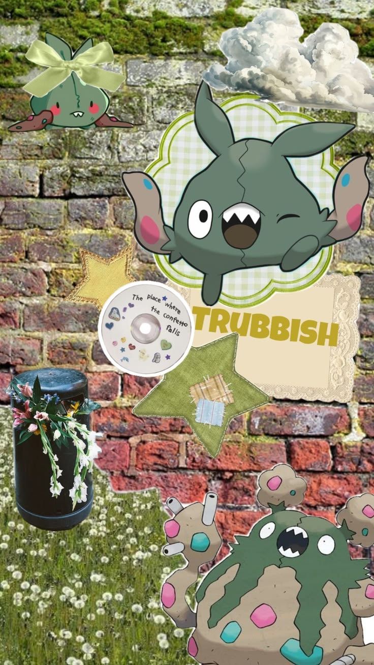 736x1308 Trubbish Pokemon Wallpaper