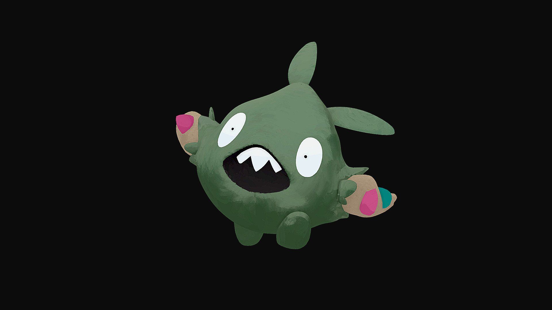 1920x1080 Pokemon Trubbish Free 3D model by kuayarts [f5e9ff1]