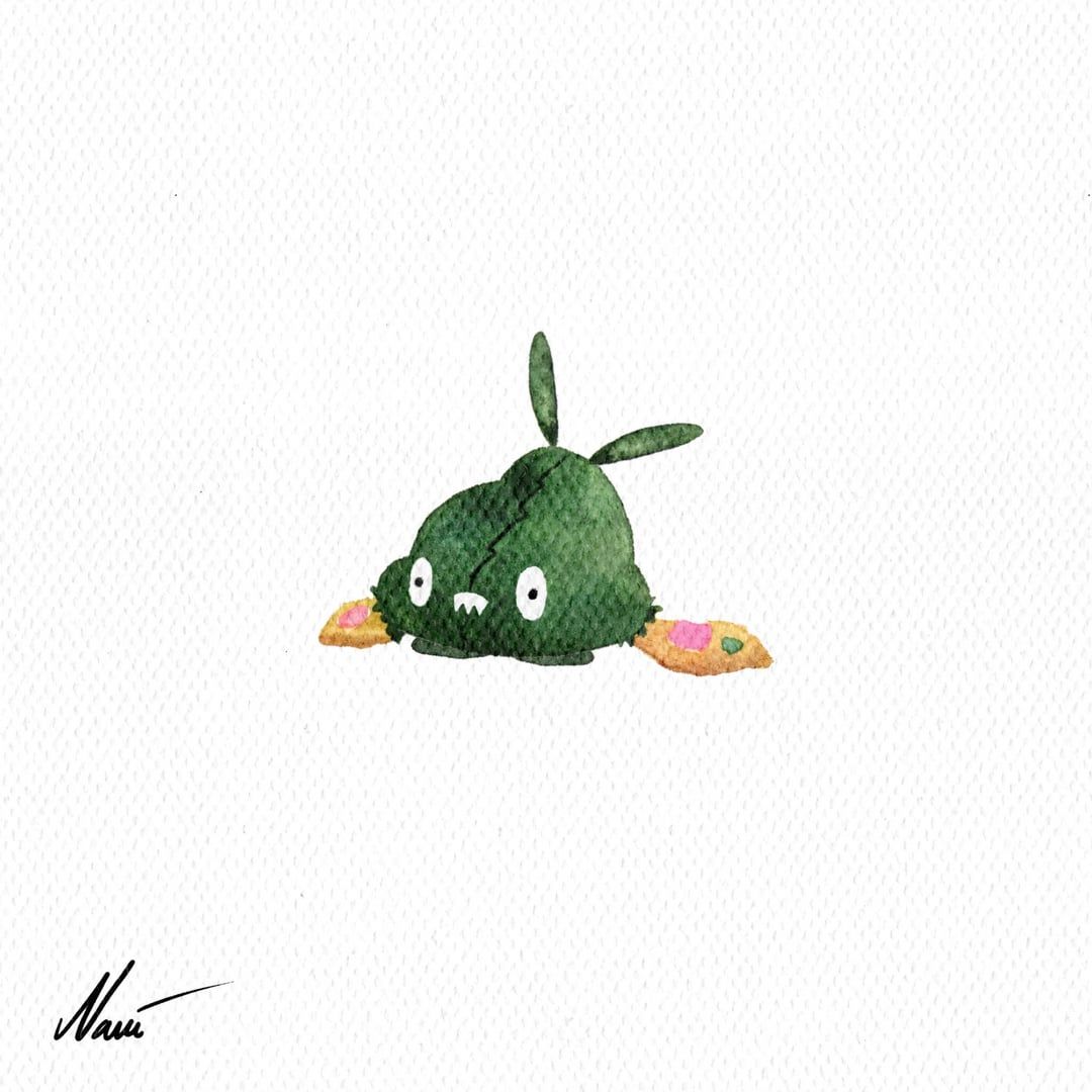 1080x1080 I painted Trubbish after Pokémon Snap showed me he's cute af