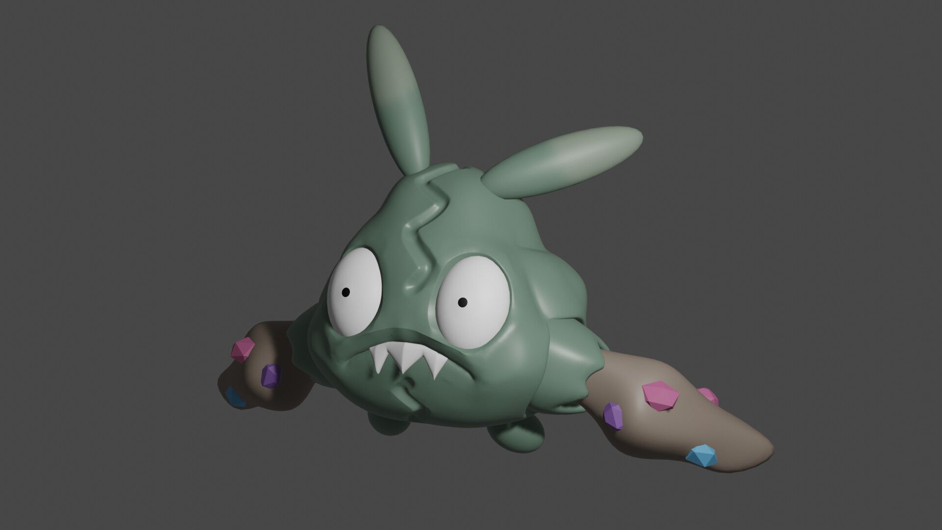 1920x1080 Trubbish Pokeman Art