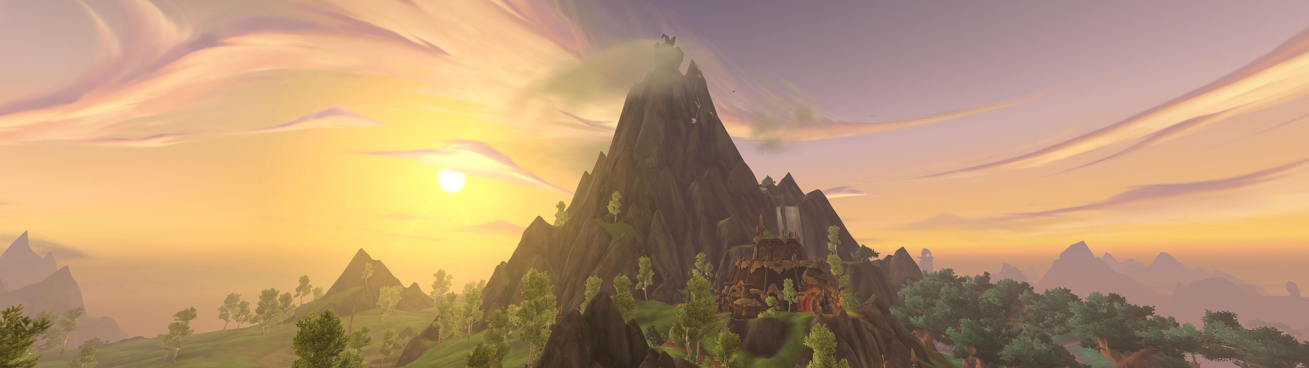 5120x1440 Can't find a lot of 5120x1440 wallpaper I like on the internet so I took some decent looking screenshots in Ohn'Ahran Plains during sunset last night