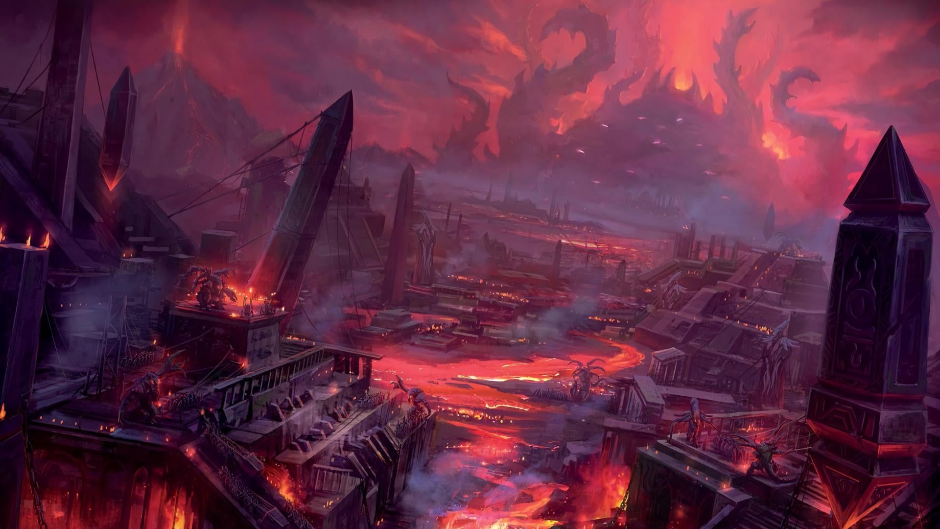 1920x1080 C'thun Pre History Wallpaper (Multi ratio and resolution)