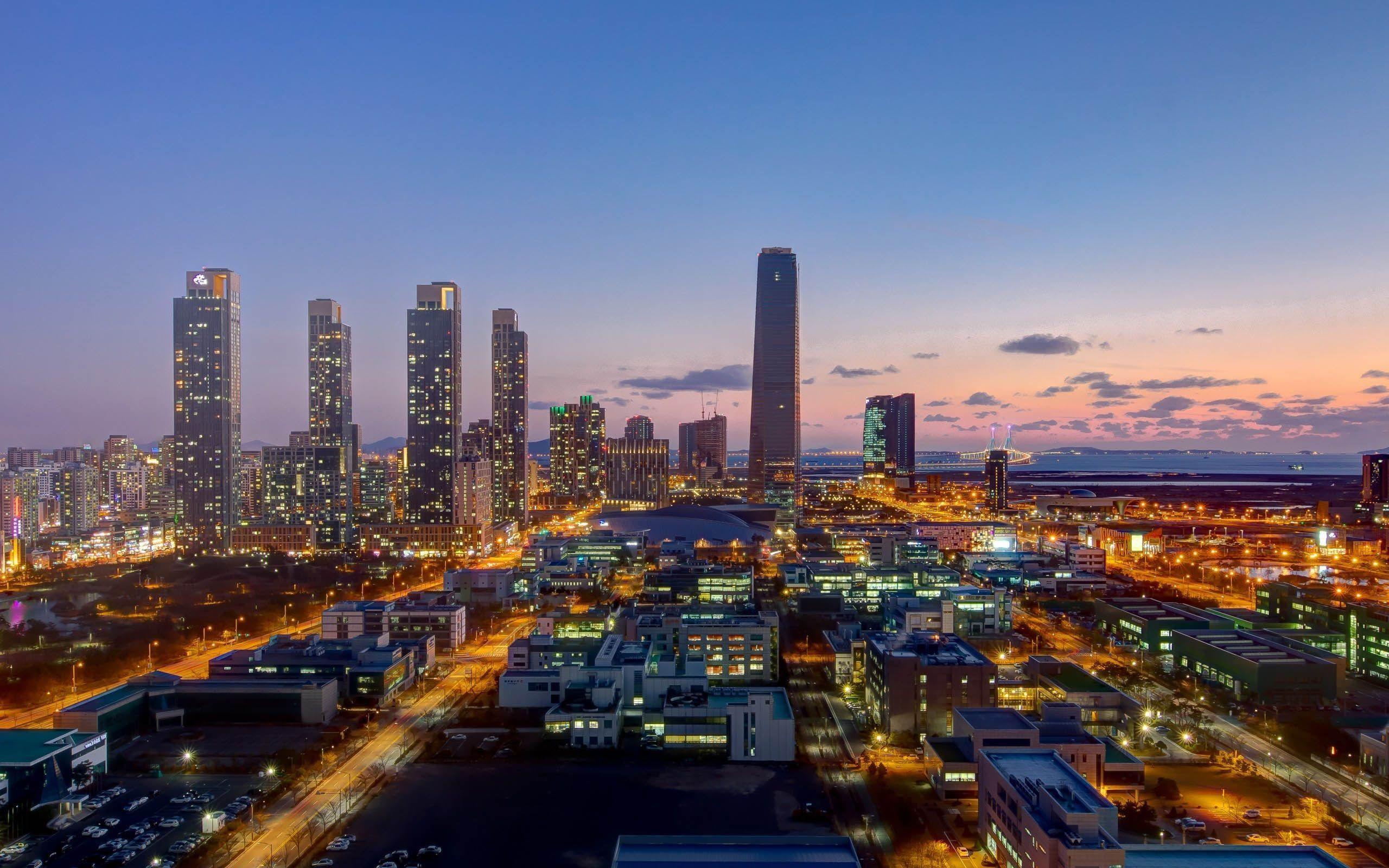 2560x1600 Seoul at Night Wallpaper .