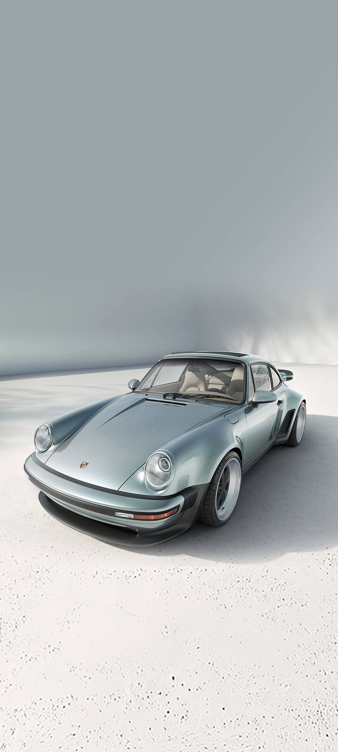 1080x2400 Download Silver Porsche 911 Wallpaper